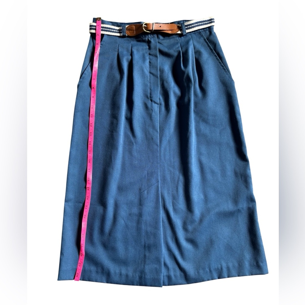 Vintage 1980’s Elegant Blue Women's Skirt